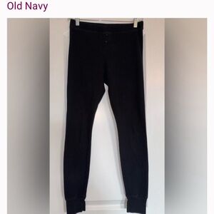 Old Navy Women’s Classic Black Thermal Jogger Pajama Pants NWT S